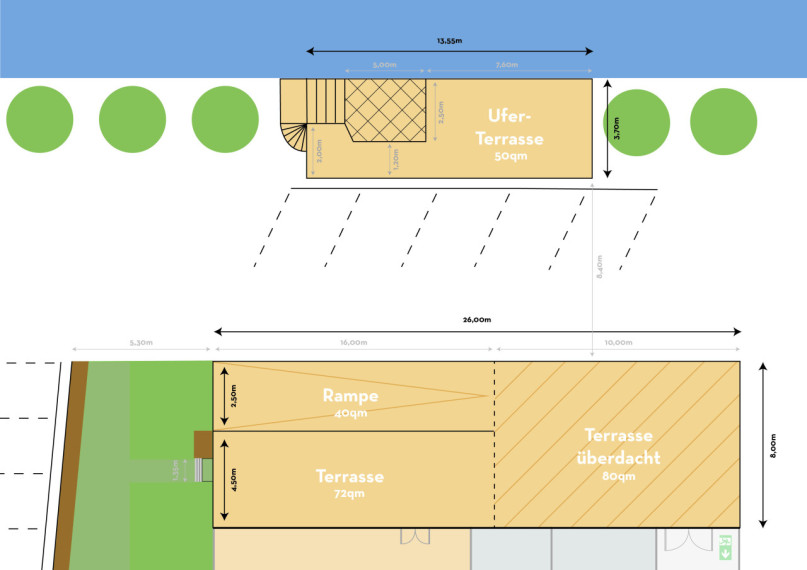 plush74 charming industrial terrace with water dock 7