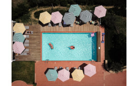 COUNTRY POOL AND YOGA DECK TUSCANY