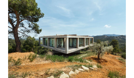 plush74 location photo film architecture conrete nature house madrid spain16