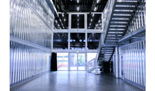 plush74 location photo film event rental germany berlin container box steel showroom 23