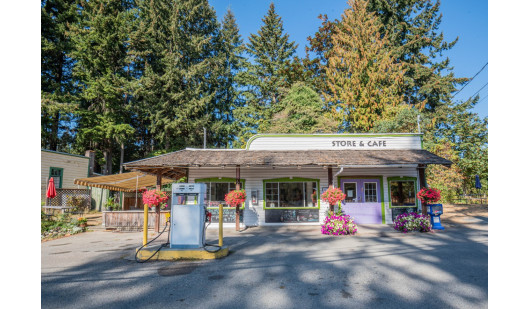 plush74 photo film location vancouver island canada rustic forest cafe store forest 6