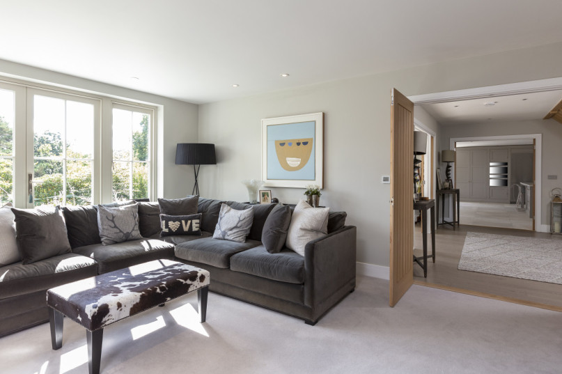 bw drawing roomhallway