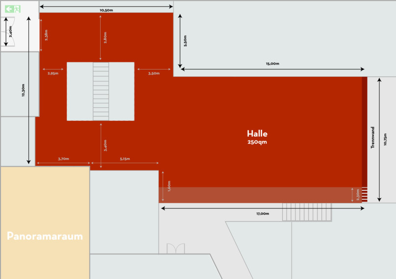 plush74 industrial spacious event hall 9