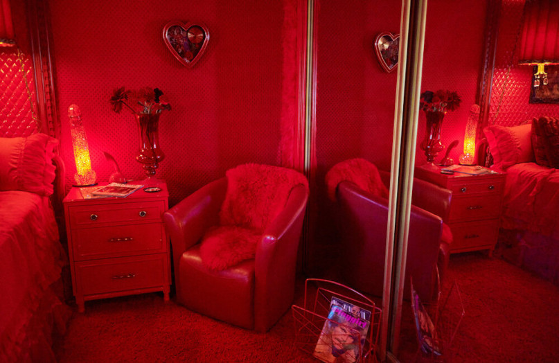 pluche74 locatie californië design vintage meubels roze paleis shoot film foto mode auto scouting29