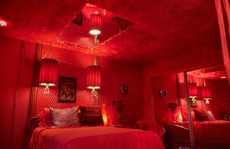 pluche74 locatie californië design vintage meubels roze paleis shoot film foto mode auto scouting31