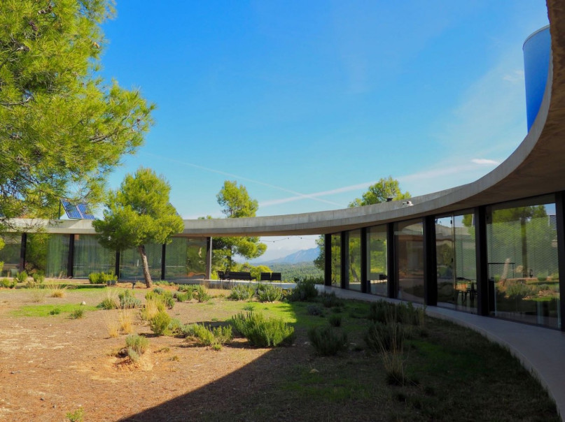 plush74 location photo film architecture conrete nature office madrid spain11