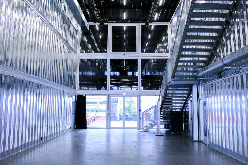 plush74 location photo film event rental germany berlin container box steel showroom 23