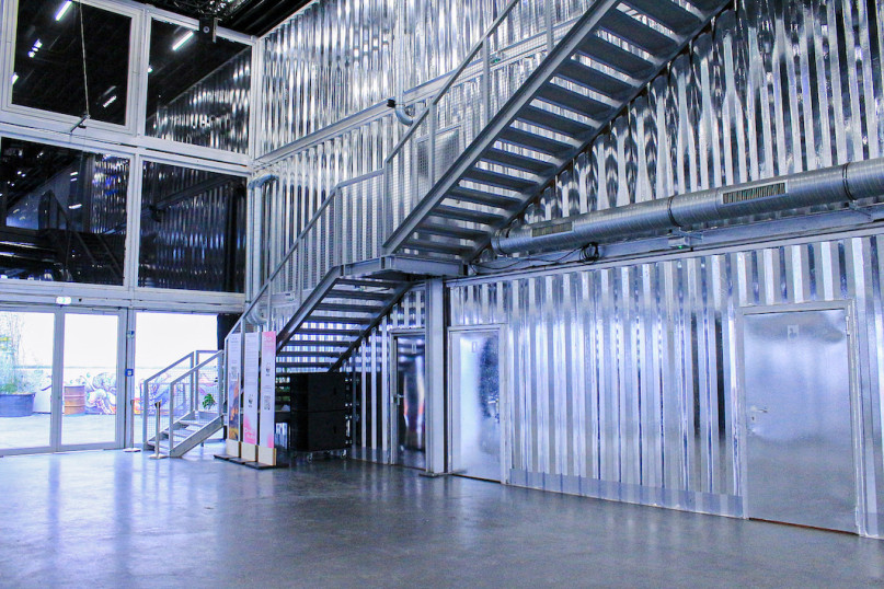 plush74 location photo film event rental germany berlin container box steel showroom 24