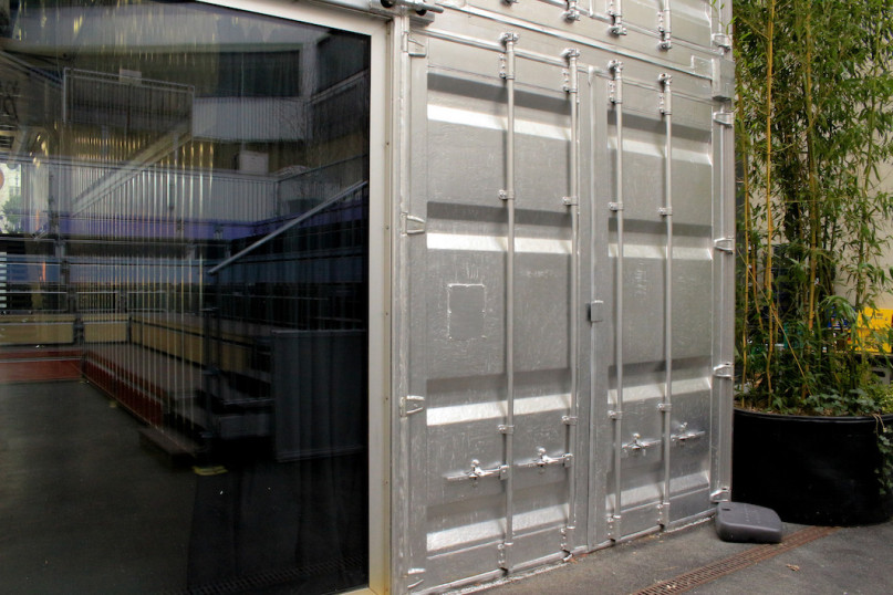 plush74 location photo film event rental germany berlin container box steel showroom 38