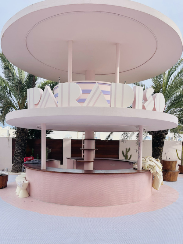 plush74 location scout ibiza streets graphic funky rental pink film photo event pink hotel pool car14