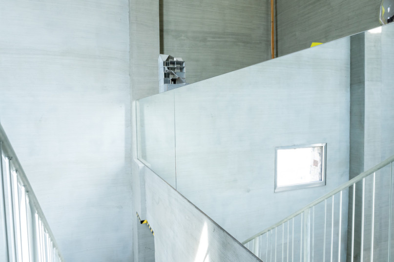 plush74 location scout rental photo film production berlin brandlhuber tower office brutalism concrete10