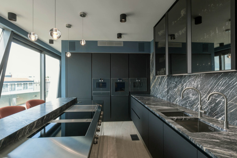 04 sapphire penthouse kuche libeskind mitte offene kuche 0