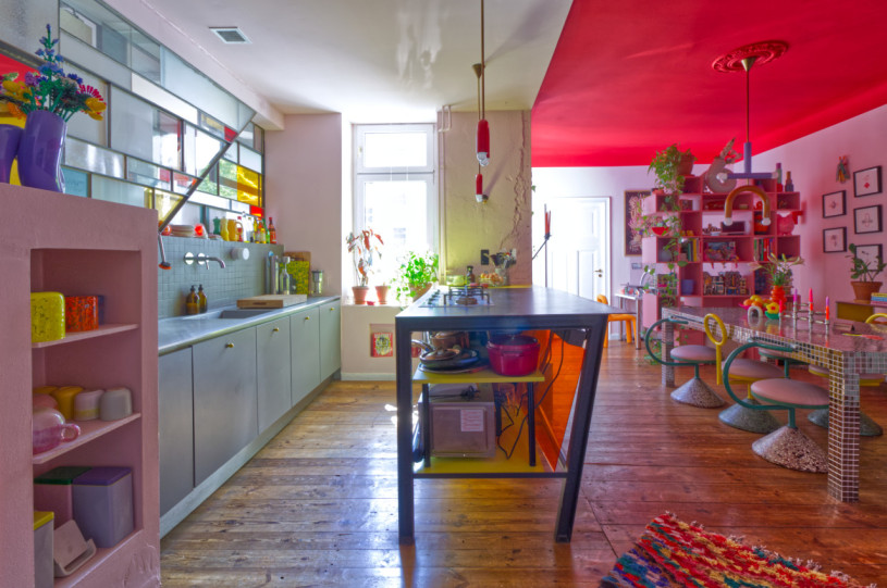 plush 74 colorful playful apartment with bar 71411 11