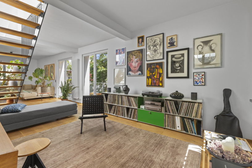 plush74 duplex loft with studio terrace 19