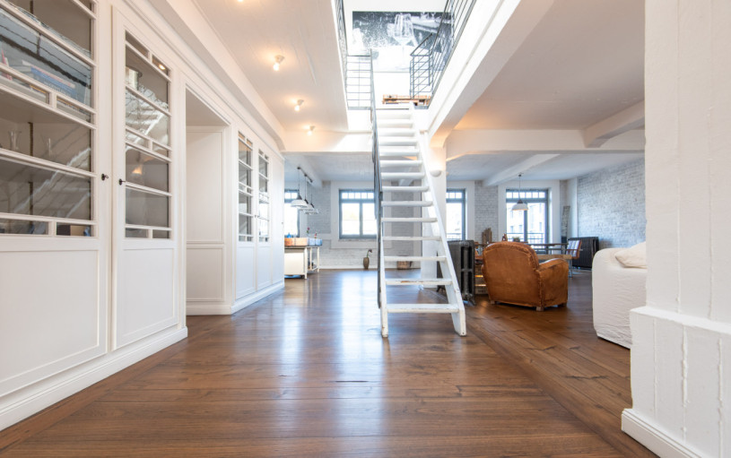 plush74 industrial rooftop loft dusseldorf 1