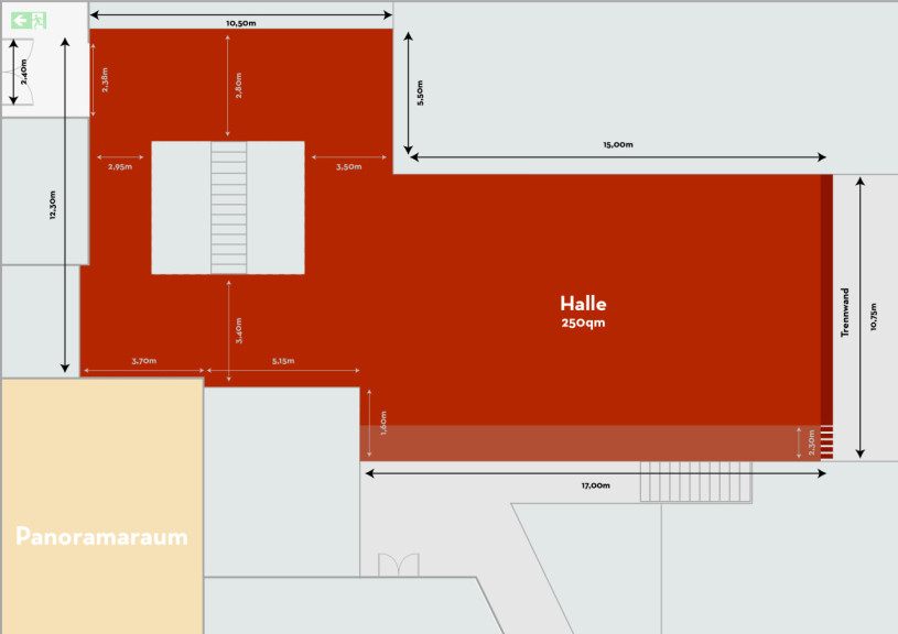 plush74 industrial spacious event hall 9