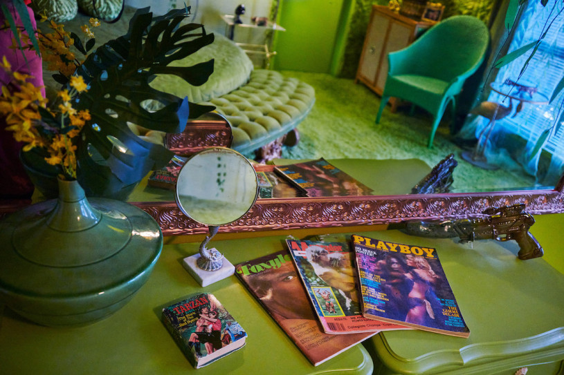 pluche74 locatie californië design vintage meubels roze paleis shoot film foto mode auto scouting67