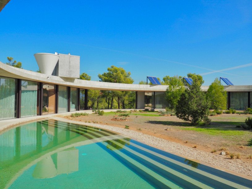 plush74 location photo film architecture conrete nature office madrid spain18