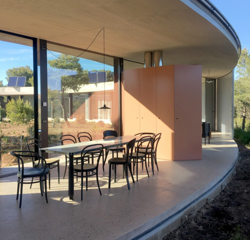 plush74 location photo film architecture conrete nature office madrid spain8