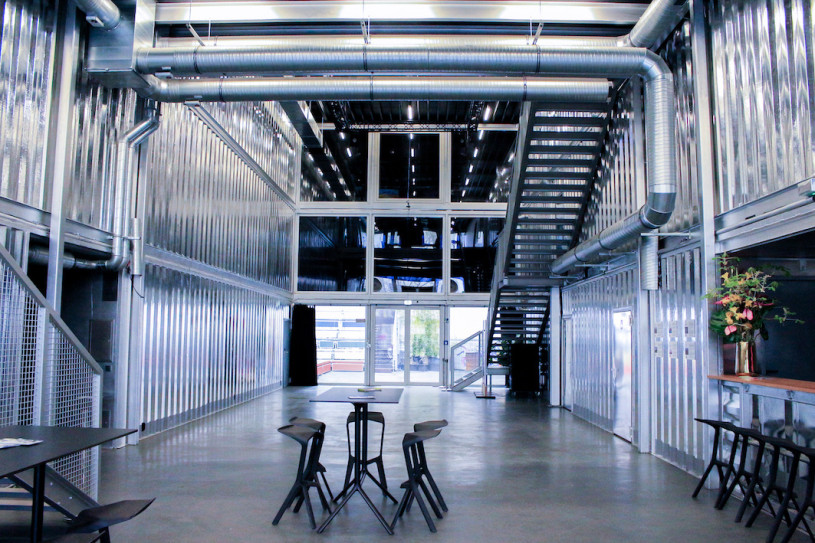 plush74 location photo film event rental germany berlin container box steel showroom 21