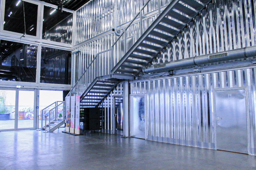 plush74 location photo film event rental germany berlin container box steel showroom 24