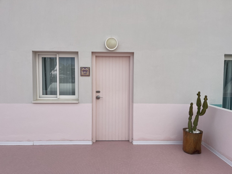 plush74 location scout ibiza streets graphic funky rental pink film photo event pink hotel pool car19