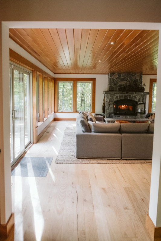 plush74 photo film location toronto lake house canada rustic forest private home 30