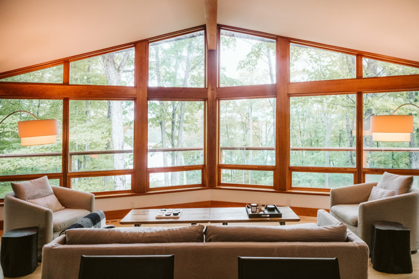 plush74 photo film location toronto lake house canada rustic forest private home 32